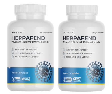 Herpafend product bottle illustration