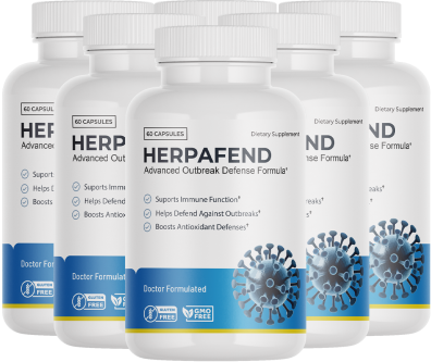 Six bottles of Herpafend